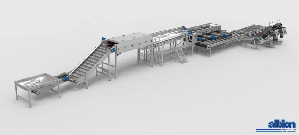 PC 4000 — Potato Brushing, Sizing and Packing Line