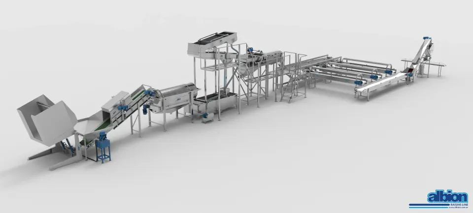 PUA 2000 L — Raisin Washing and Finishing Line
