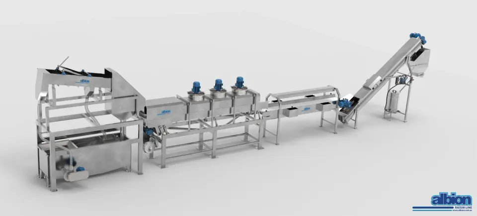 PUA 300 L — Raisin Washing and Finishing Line