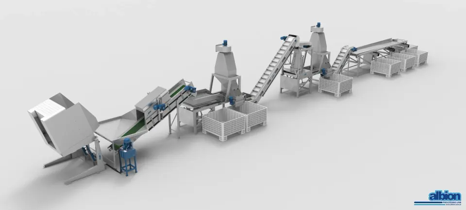 PUB 600 D — Raisin Destemming and Sorting Line